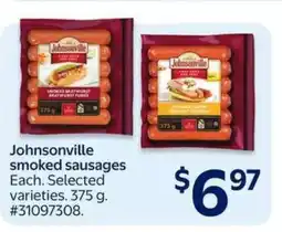 Walmart JOHNSONVILLE SMOKED SAUSAGES offer