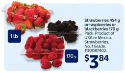 Walmart Strawberries, raspberries or blackberries offer