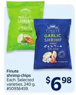 Walmart Finute shrimp chips offer