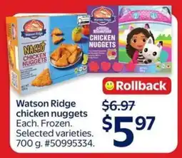 Walmart Watson Ridge chicken nuggets offer