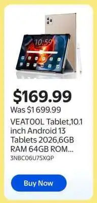 Walmart VEAT00L Tablet offer