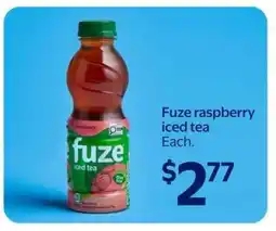 Walmart Fuze raspberry iced tea offer