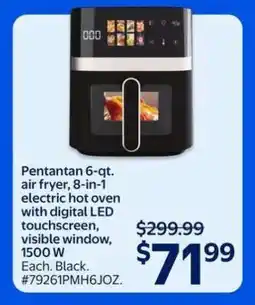 Walmart Pentantan 6-qt. air fryer offer