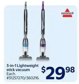 Walmart 3-in-1 Lightweight Stick Vacuum offer