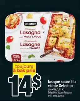 Super C Lasagne sauce à la viande Selection offer