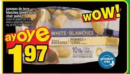 Super C pommes de terre blanches lavées ou à chair jaune offer