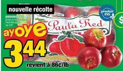 Super C pommes Paula Red offer