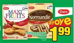 Super C biscuits Dare, Normandie, Meteo, Maxi Fruits offer