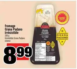 Super C fromage Grana Padano Irrésistible offer