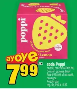 Super C soda Poppi offer