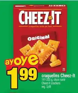 Super C craquelins Cheez-It offer