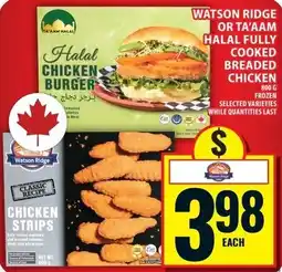 Food Basics Watson Ridge chicken strips offer