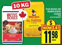 Food Basics Five roses or robin hood all purpose flour offer