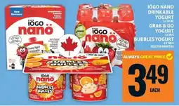 Food Basics iogo nano drinkable yogurt offer