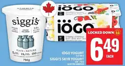 Food Basics Iogo yogurt offer
