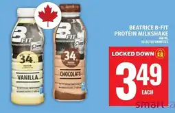 Food Basics Beatrice b-fit protein milkshake offer