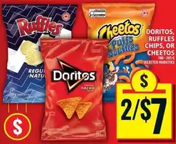 Food Basics Doritos, Ruffles, Chips, or Cheetos offer
