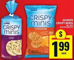 Food Basics Quaker crispy mins offer