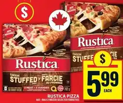 Food Basics Rustica cheese stuffed pizza offer