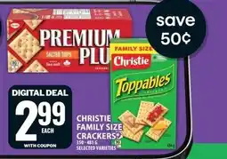 Food Basics Christie family size crackers offer