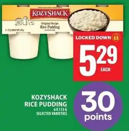 Food Basics Kozy Shack rice pudding offer