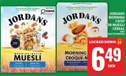 Food Basics jordans morning muesli offer
