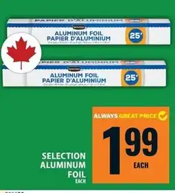 Food Basics Selection aluminum foil offer