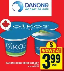 Food Basics Danone Oikos Greek Yogurt offer