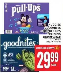 Food Basics huggies goodnites 3 or pull-ups training underwear offer