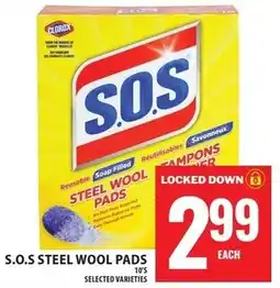 Food Basics S.O.S steel wool pads offer