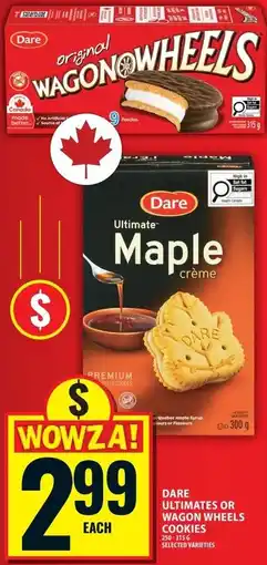 Food Basics Dare ultimates or wagon wheels cookies offer