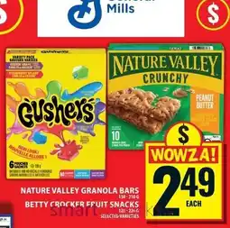 Food Basics Nature Valley granola bars offer
