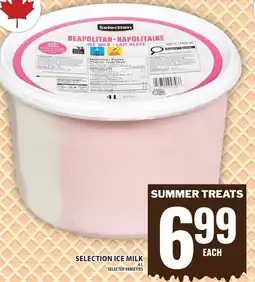 Food Basics Selection ice milk offer