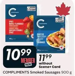 Sobeys Compliments Smoked Sausages offer