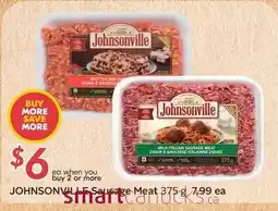 Sobeys Johnsonville sausage meat offer
