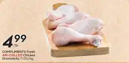 Sobeys Compliments Fresh Air-Chilled Chicken Drumsticks offer