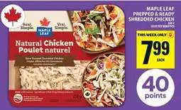Food Basics Maple Leaf natural chicken offer