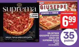 Food Basics Dr.Oetker giuseppe stuffed crust or suprema pizza offer