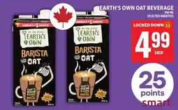 Food Basics Earth's own barista oat offer