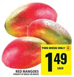 Food Basics Red mangoes offer