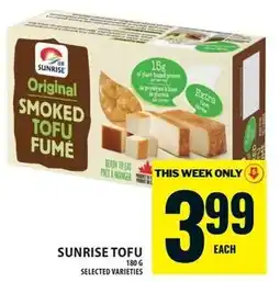 Food Basics Sunrise original smoked tofu fume offer