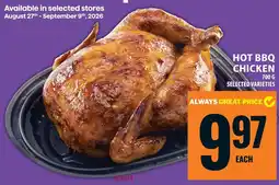 Food Basics Hot BBQ Chicken offer