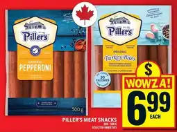 Food Basics Piller's meat snacks offer