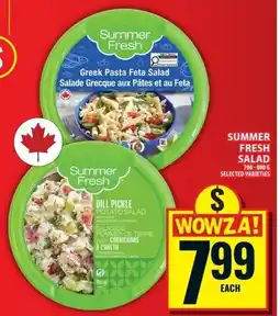 Food Basics Summer Fresh summer salad offer