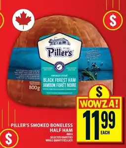 Food Basics Piller's smoked boneless half ham offer