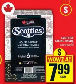 Food Basics Scotties facial tissue offer