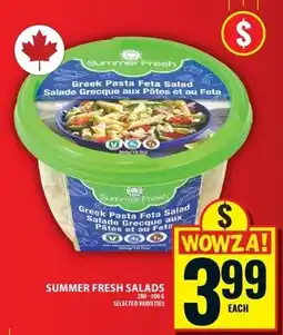 Food Basics Summer Fresh Greek Pasta Feta Salad offer