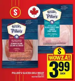 Food Basics Piller's sliced deli meat offer