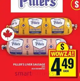 Food Basics Piller's liver sausage offer