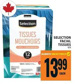 Food Basics Selection facial tissues offer